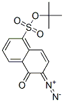 tert-butyl 6-diazo-5,6-dihydro-5-oxonaphthalene-1-sulphonate Struktur