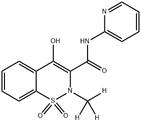 吡罗昔康D3,942047-64-5,结构式