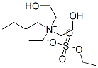 butylethylbis(2-hydroxyethyl)ammonium ethyl sulphate 结构式