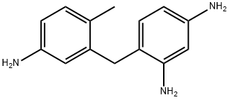 4-[(5-amino-2-methylphenyl)methyl]benzene-1,3-diamine Struktur