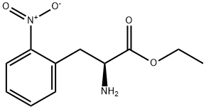 2-硝基-L-苯丙氨酸乙酯, 94213-42-0, 结构式