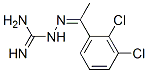 3-[1-(2,3-dichlorophenyl)ethylidene]carbazamidine Struktur