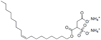 diammonium (Z)-1-(octadec-9-enyl) 2-sulphonatosuccinate Structure