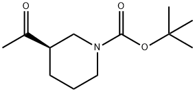 (R)-N-BOC-3-乙酰基哌啶, 942143-25-1, 结构式