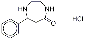 7-Phenyl-1,4-diazepan-5-one Hydrochloride Structure
