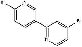 4,6'-DIBROMO-[2,3']-BIPYRIDINE 化学構造式