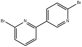 6,6′-ジブロモ-2,3′-ビピリジン 化学構造式
