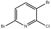 3,6-ジブロモ-2-クロロピリジン 化学構造式