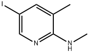 5-碘-3-甲基-2-甲基氨基吡啶 结构式