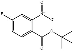 4-氟-2-硝基苯甲酸叔丁酯,942271-60-5,结构式