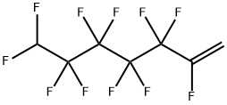2,3,3,4,4,5,5,6,6,7,7-十酮氟庚-1-烯 结构式
