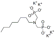 [[(オクチルイミノ)ビス(メチレン)]ビスホスホン酸]テトラカリウム 化学構造式