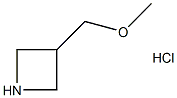 3-(METHOXYMETHYL)AZETIDINE HYDROCHLORIDE Structure