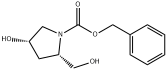 (2S,4S)-N-CBZ-2-羟甲基-4-氧-吡咯烷, 942308-58-9, 结构式