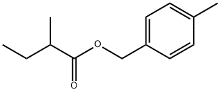 4-methylbenzyl 2-methylbutyrate 结构式