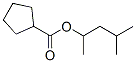 1,3-dimethylbutyl cyclopentanecarboxylate Structure