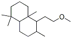 decahydro-5-(2-methoxyethyl)-1,1,4a,6-tetramethylnaphthalene  Struktur