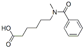 6-(benzoylmethylamino)hexanoic acid Structure