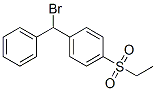 1-(bromophenylmethyl)-4-(ethylsulphonyl)benzene Structure