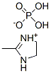 4,5-dihydro-2-methyl-1H-imidazolium dihydrogen phosphate 结构式