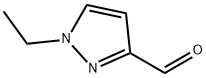 1-エチル-1H-ピラゾール-3-カルブアルデヒド 化学構造式