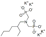 [[(2-ethylhexyl)imino]bis(methylene)]bisphosphonic acid, potassium salt Structure