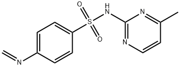 p-(methyleneamino)-N-(4-methyl-2-pyrimidyl)benzenesulphonamide Structure