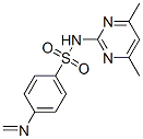 N-(4,6-ジメチル-2-ピリミジニル)-4-(メチレンアミノ)ベンゼンスルホンアミド 化学構造式