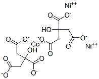 cobalt(2+) dinickel(2+) bis[2-hydroxypropane-1,2,3-tricarboxylate] 结构式