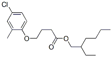 4-(4-クロロ-2-メチルフェノキシ)ブタン酸2-エチルヘキシル 化学構造式