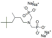 [[(3,5,5-trimethylhexyl)imino]bis(methylene)]bisphosphonic acid, sodium salt Structure