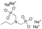 [(propylimino)bis(methylene)]bisphosphonic acid, sodium salt Struktur