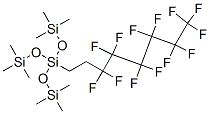 1,1,5,5,5-hexamethyl-3-(3,3,4,4,5,5,6,6,7,7,8,8,8-tridecafluorooctyl)-3-[(trimethylsilyl)oxy]trisiloxane Structure