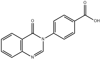 4-(4-OXOQUINAZOLIN-3(4H)-YL)BENZOIC ACID, 94242-54-3, 结构式