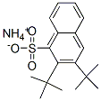 ammonium bis(tert-butyl)naphthalenesulphonate 结构式