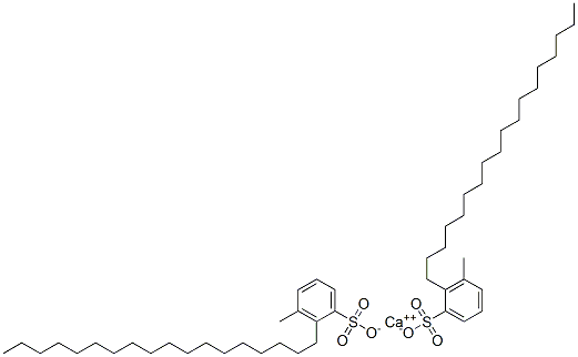 calcium methyloctadecylbenzenesulphonate  Structure