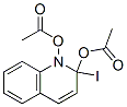 2-iodoquinolinediyl diacetate Struktur