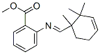 methyl 2-[[(trimethyl-3-cyclohexen-1-yl)methylene]amino]benzoate Structure