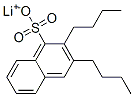 lithium dibutylnaphthalenesulphonate Structure