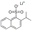 lithium (1-methylethyl)naphthalenesulphonate Struktur