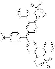 hydrogen [4-[[4-(dimethylamino)phenyl][4-[ethyl(sulphonatobenzyl)amino]phenyl]methylene]cyclohexa-2,5-dien-1-ylidene](ethyl)(sulphonatobenzyl)ammonium|