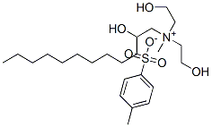 (2-hydroxydodecyl)bis(2-hydroxyethyl)methylammonium toluene-p-sulphonate 结构式