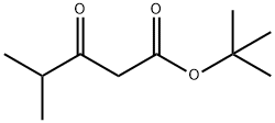 4-甲基-3-氧代戊酸叔丁酯 结构式