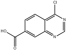 4-CHLOROQUINAZOLINE-7-CARBOXYLIC ACID Structure