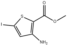 3-氨基-5-碘噻吩-2-羧酸甲酯,942589-45-9,结构式
