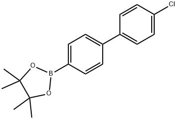 2-[4-(4-chlorophenyl)phenyl]-4,4,5,5-tetramethyl-1,3,2-dioxaborolane Structure
