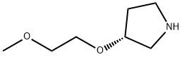 (R)-3-(2-METHOXYETHOXY)PYRROLIDINE 化学構造式