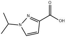 1-异丙基-1H-吡唑-3-甲酸, 942631-65-4, 结构式