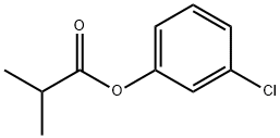 Propanoic acid, 2-Methyl-, 3-chlorophenyl ester,94268-12-9,结构式