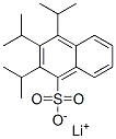 lithium tris(1-methylethyl)naphthalenesulphonate 结构式